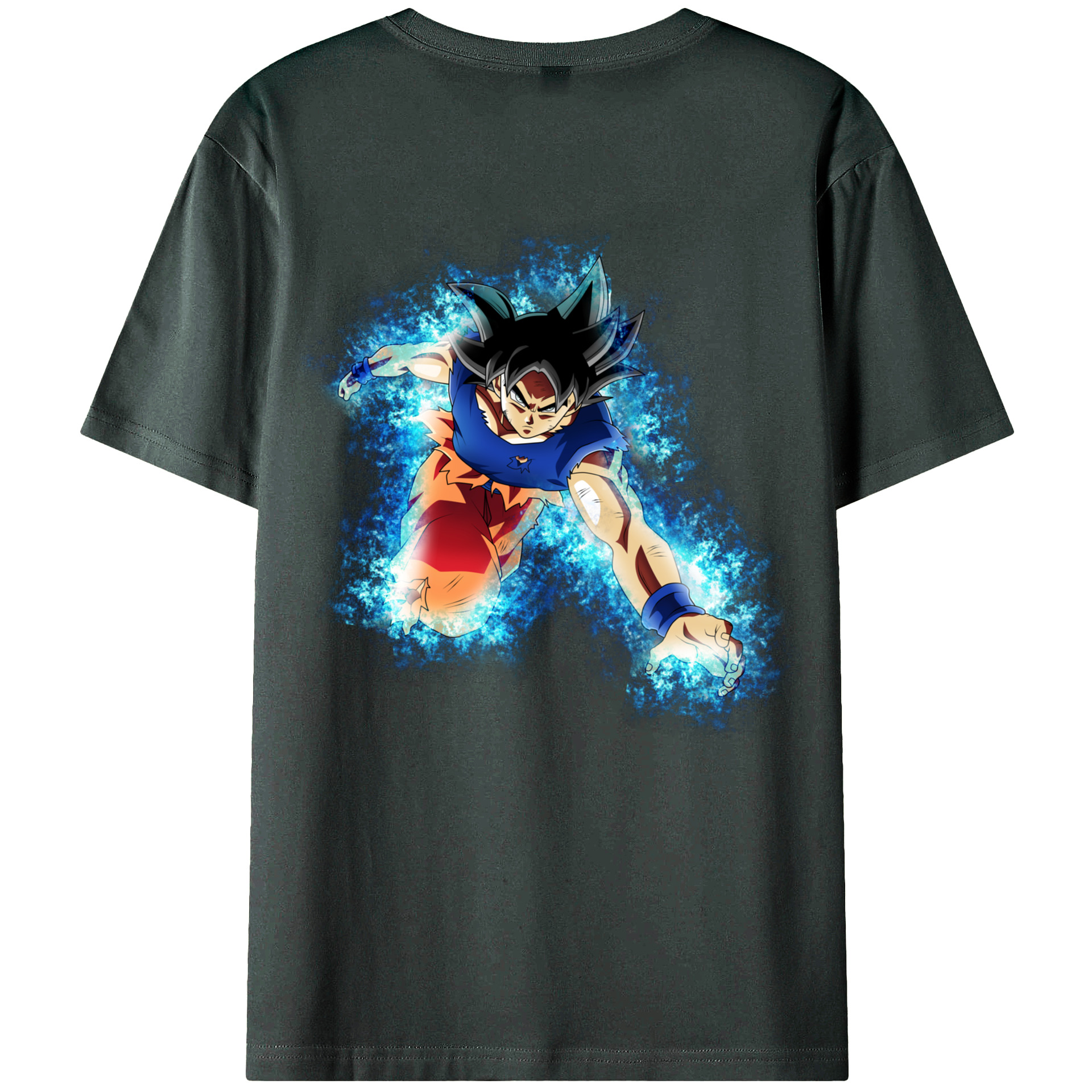 （画像用） ドラゴンボール 孫悟空（そん ごくう）Son Goku カカロット DRAGON BALL Kakarotto 綿100％ メンズ半袖Tシャツ（バックプリント） 通気性